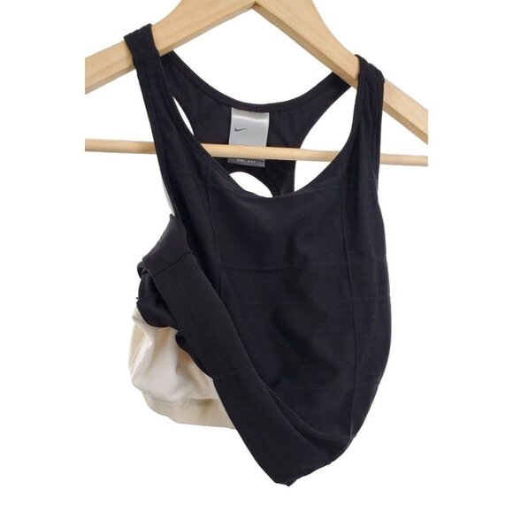 Nike XS Activewear Top Built-in Sports Bra Shirt Sleeveless Tank Cutout Back - Picture 11 of 11